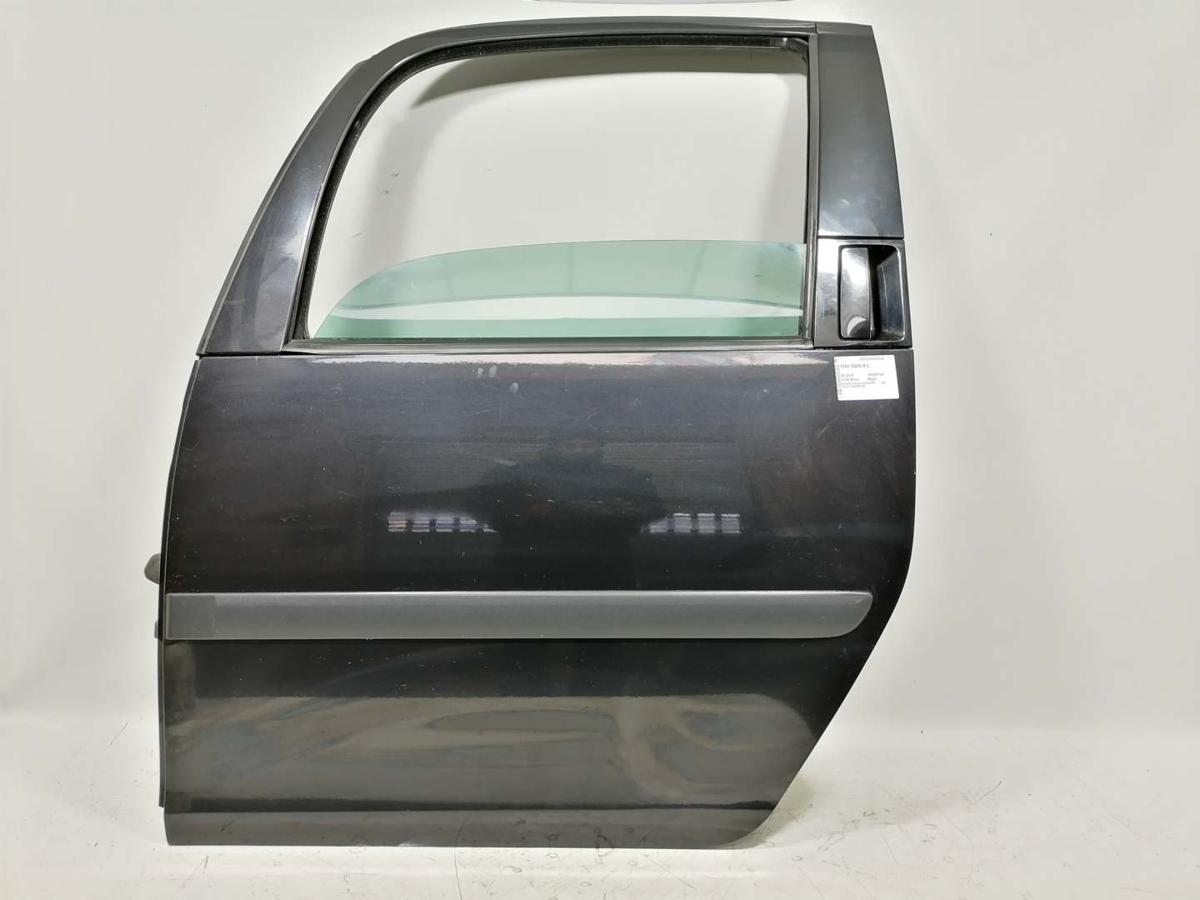 Skoda Roomster original T&uuml;r hinten links LF9R Black Magic Rohbau Bj.2010